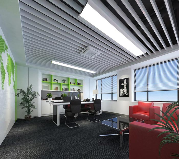 150平方小型創(chuàng)意總經(jīng)理辦公室裝修設(shè)計(jì)案例效果圖