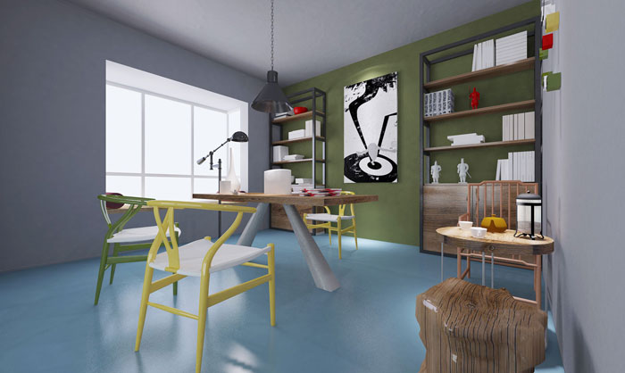 210平方小型創(chuàng)意辦公室洽談室裝修設(shè)計案例效果圖