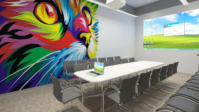 530平方中型創(chuàng)意辦公室裝修設計案例