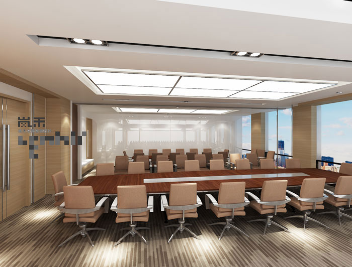 1450平方大型創(chuàng)意辦公室會議室裝修設計案例效果圖