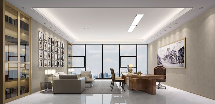 1200平方大型辦公室裝修設(shè)計(jì)案例