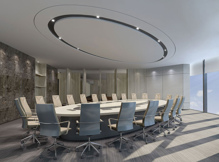 1420平方現(xiàn)代簡約辦公室會(huì)議室裝修設(shè)計(jì)案例效果圖