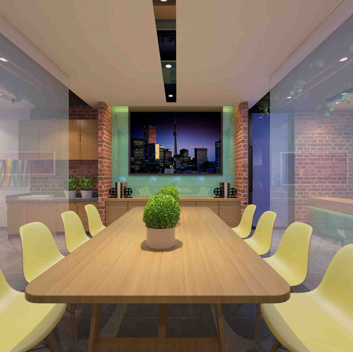 220平方現(xiàn)代簡約辦公室會(huì)議室裝修設(shè)計(jì)案例效果圖