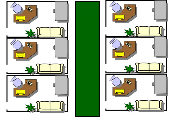 私人辦公?空間效果圖