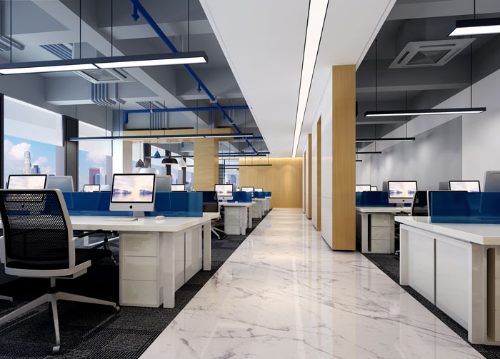 510平方現(xiàn)代簡(jiǎn)約辦公室辦公區(qū)域裝修設(shè)計(jì)案例效果圖