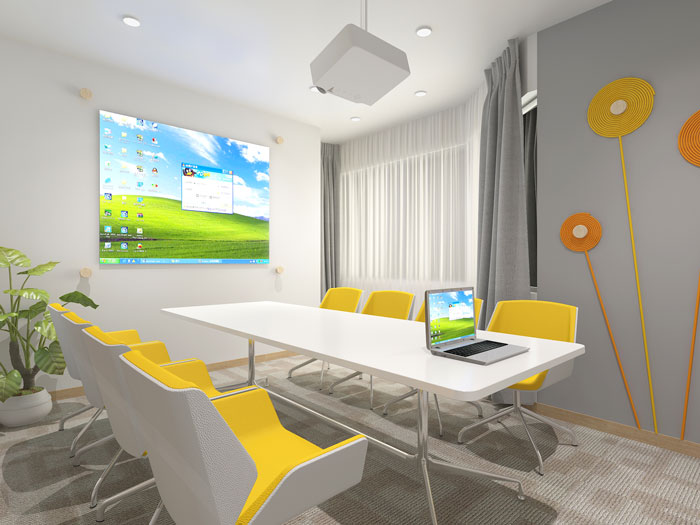420平方裝修公司辦公室會(huì)議’軟裝設(shè)計(jì)效果圖