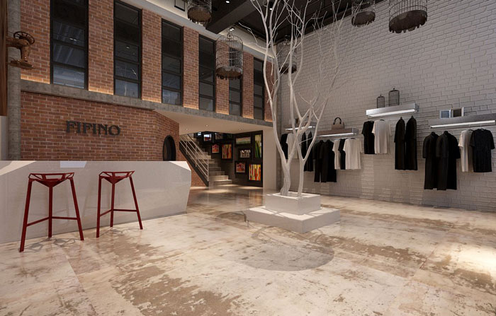 辦公室loft風(fēng)格效果圖