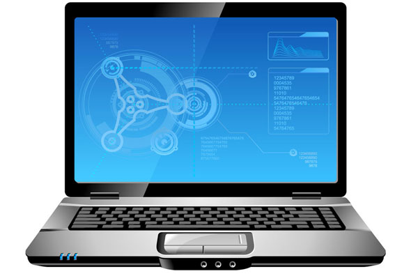 筆記本電腦效果圖