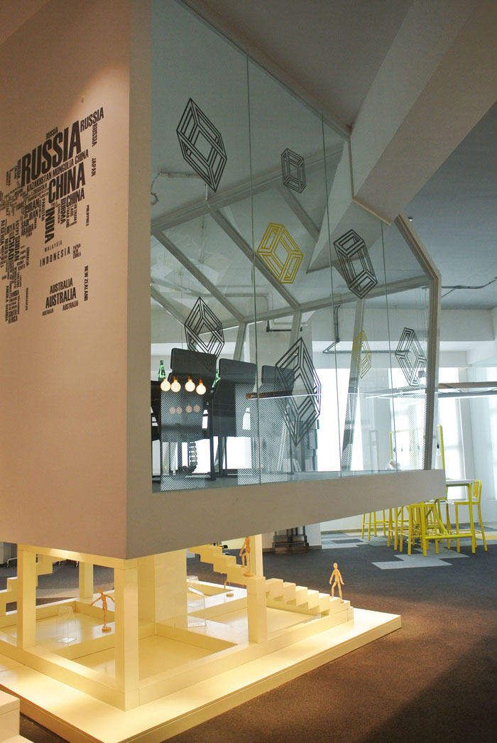 600平方loft風(fēng)格辦公室展示區(qū)域裝修設(shè)計(jì)案例效果圖