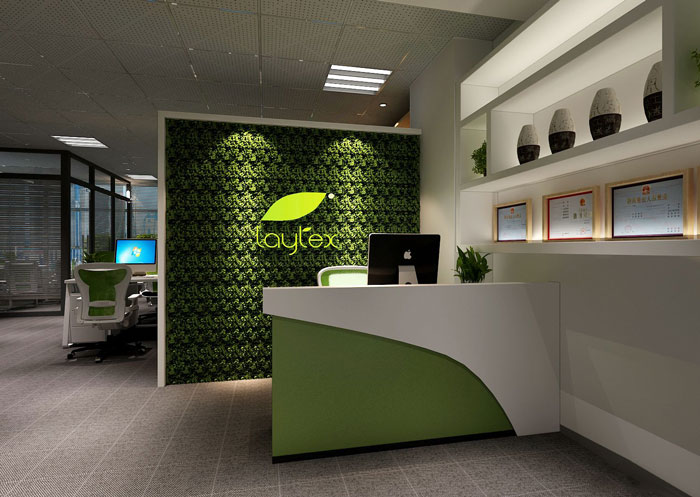 100平方辦公室前臺(tái)軟裝設(shè)計(jì)方案效果圖