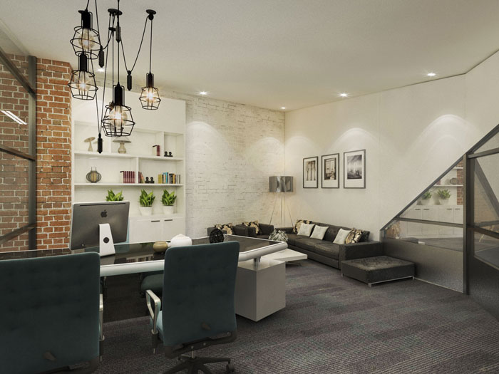 750平方總經(jīng)理辦公室軟裝設(shè)計方案效果圖