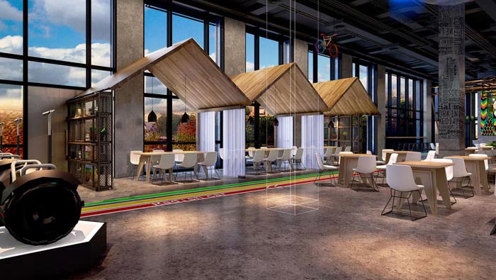 2200平方廠(chǎng)房辦公室裝修設(shè)計(jì)案例