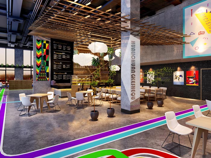 休息區(qū)域辦公室裝修設計效果圖