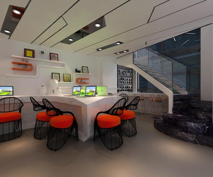 150平方loft風(fēng)格辦公室辦公區(qū)域裝修設(shè)計案例效果圖