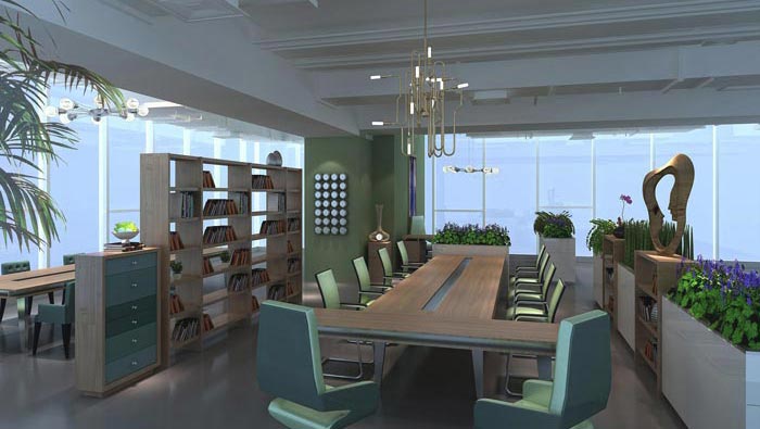 傳媒公司辦公室裝修設(shè)計案例