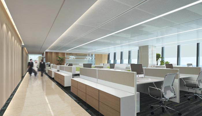 創(chuàng)意事務所辦公室辦公區(qū)域裝修設計案例效果圖