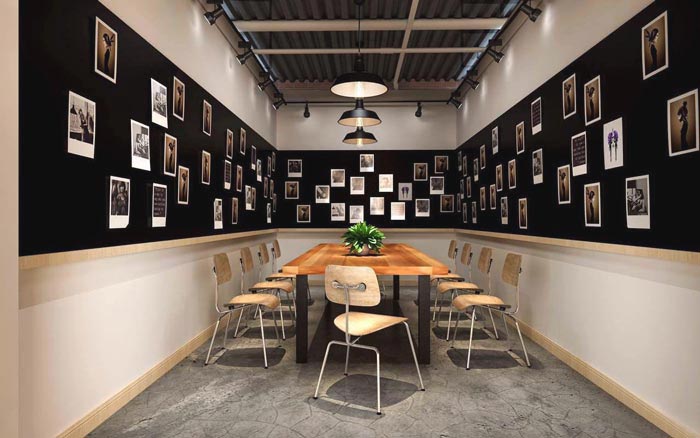 簡約時(shí)尚辦公室會(huì)議室裝修設(shè)計(jì)案例效果圖