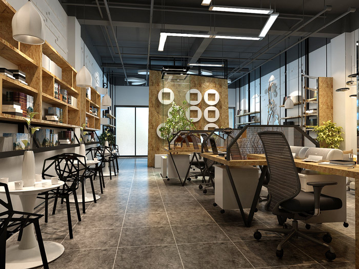 手機(jī)游戲開發(fā)公司辦公空間裝修設(shè)計(jì)效果圖