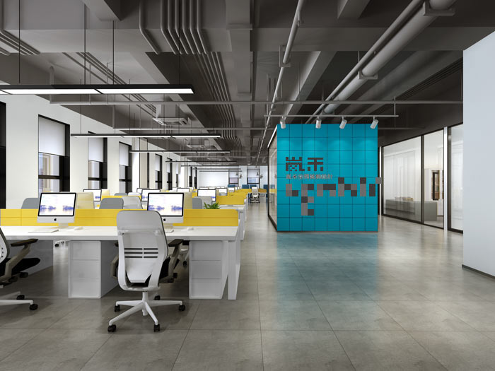 簡約風(fēng)格辦公室辦公空間裝修設(shè)計(jì)案例效果圖