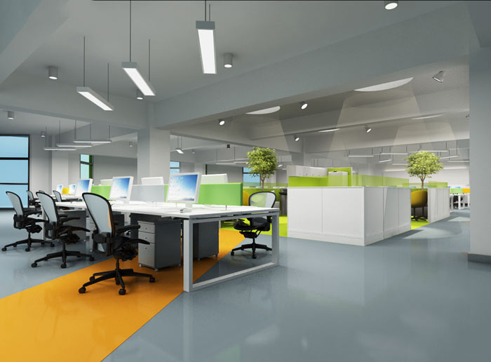 辦公家具廠房辦公室動(dòng)線裝修設(shè)計(jì)效果圖