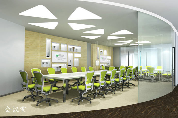 代駕公司辦公室會議室裝修設(shè)計效果圖