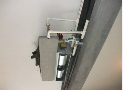 中央空調(diào)風(fēng)機(jī)盤管安裝效果圖