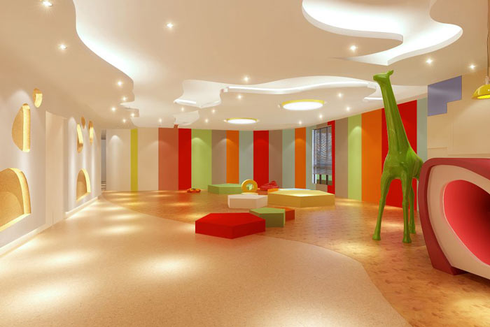 早教中心辦公室接待區(qū)域裝修設(shè)計(jì)案例效果圖