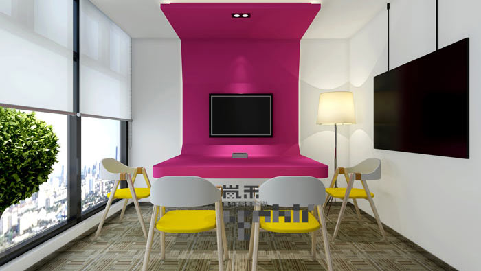 狄邦教育辦公室裝修設(shè)計(jì)案例