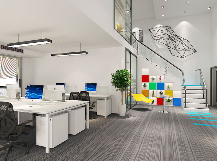 生物科技公司LOFT風格辦公室裝修設(shè)計案