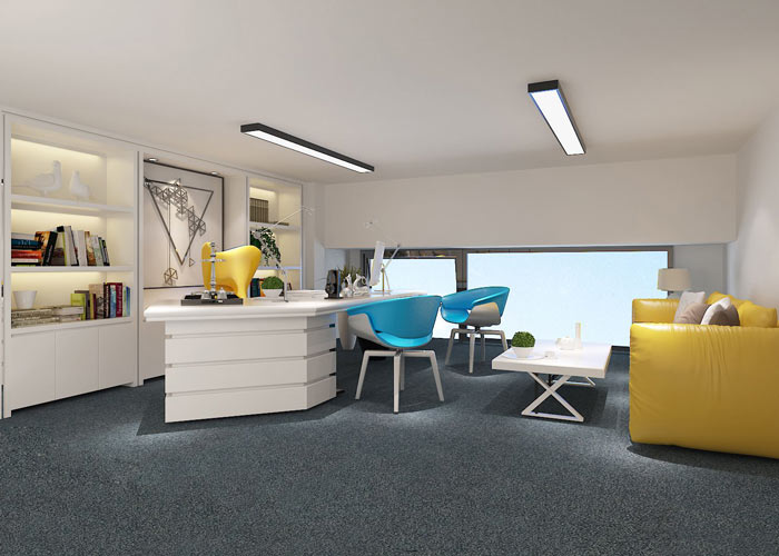 生物科技公司LOFT風(fēng)格總經(jīng)理辦公室裝修設(shè)計(jì)案例效果圖