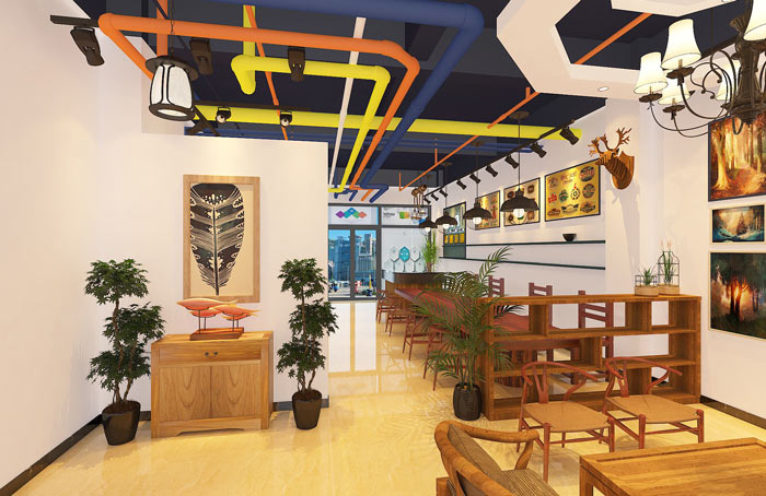 小型廣告工作室動線裝修設(shè)計案例效果圖