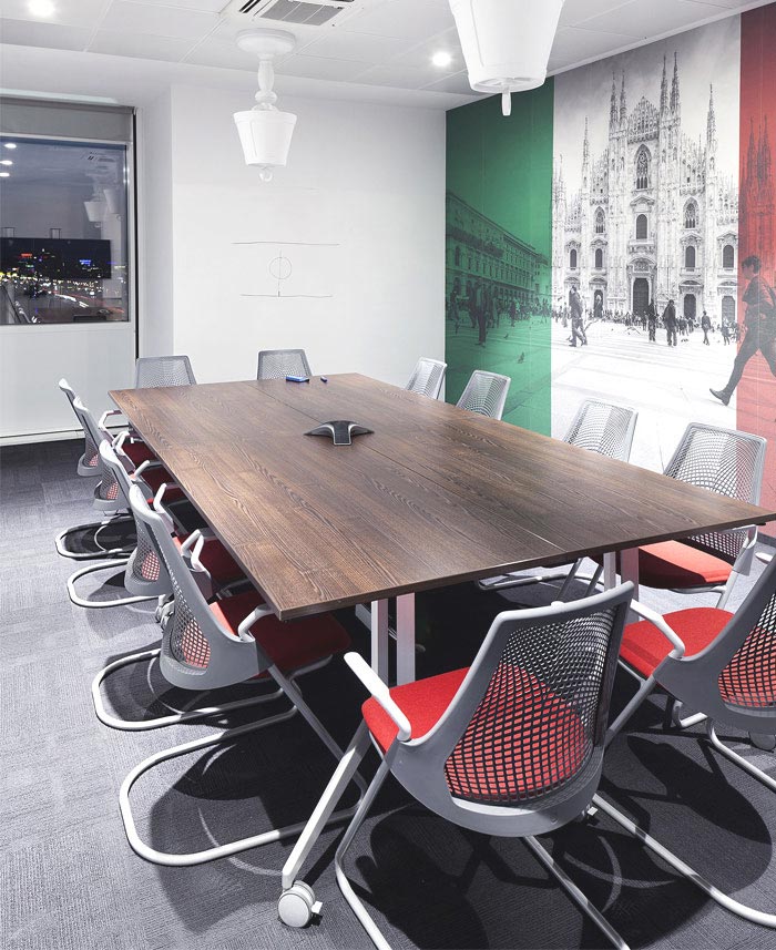 創(chuàng)意+時尚辦公室會議室裝修設計案例效果圖