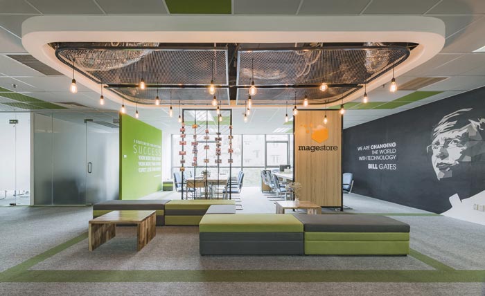 電子商務(wù)服務(wù)商辦公室裝修設(shè)計案例效果圖