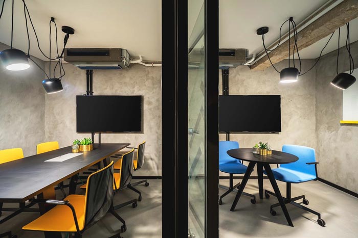 網(wǎng)絡(luò)科技公司辦公室會(huì)議室裝修設(shè)計(jì)案例效果圖