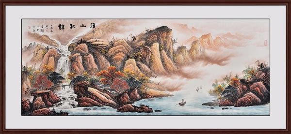 溪山秋韻效果圖