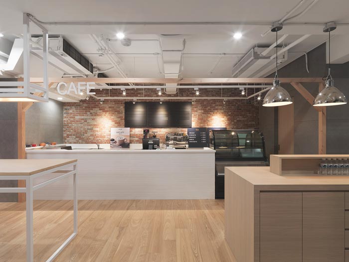 動漫公司工業(yè)風(fēng)辦公室茶水間裝修設(shè)計案例效果圖