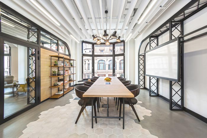 軟件公司工業(yè)風(fēng)辦公室會議室裝修設(shè)計案例效果圖