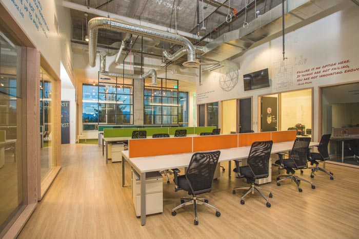 共享創(chuàng)業(yè)空間辦公室獨立辦公空間裝修設(shè)計案例效果圖