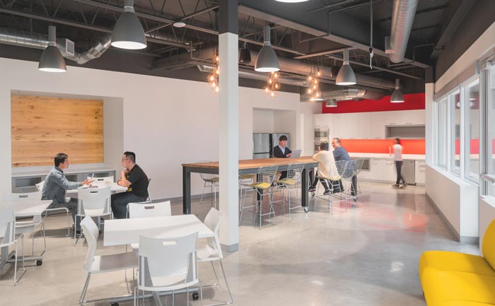 投資者服務(wù)公司辦公室茶水間裝修設(shè)計(jì)案例效果圖