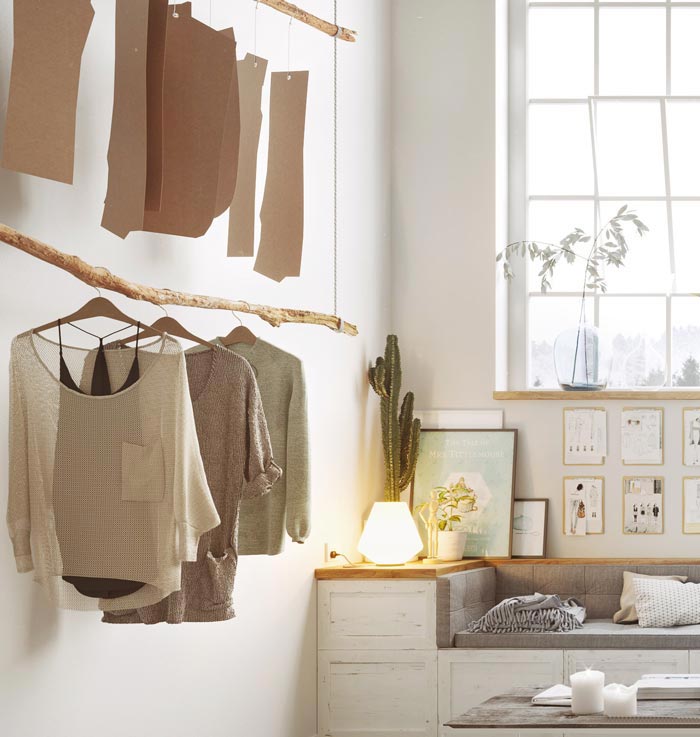 服裝設(shè)計工作室展示區(qū)域裝修設(shè)計案例效果圖