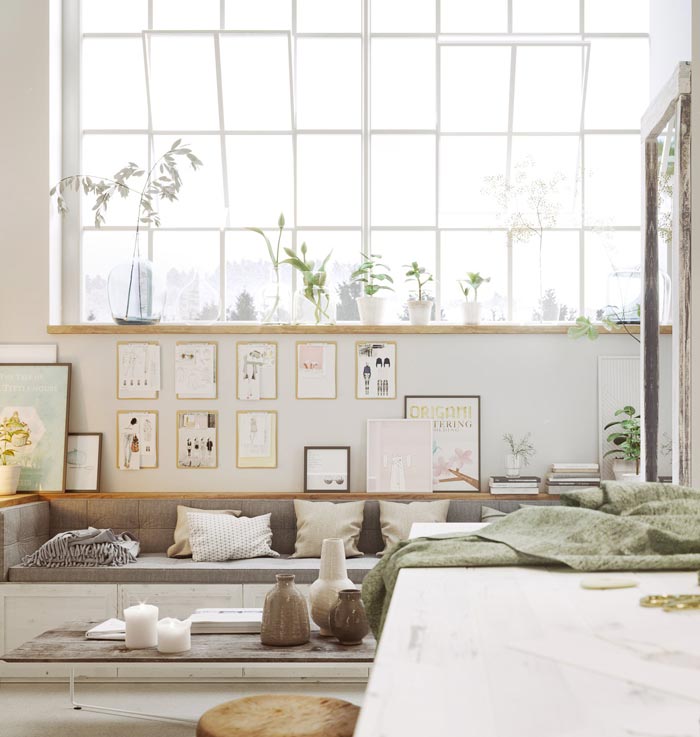 服裝設(shè)計工作室接待、休息區(qū)域裝修設(shè)計案例效果圖