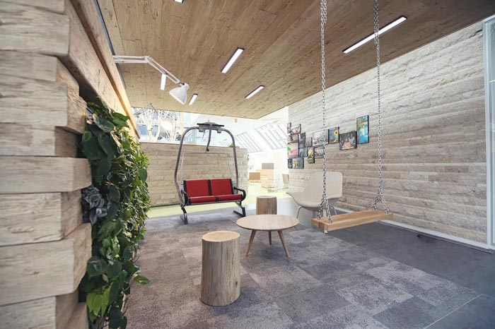 網(wǎng)絡(luò)服務(wù)公司辦公室娛樂區(qū)域裝修設(shè)計(jì)案例效果圖