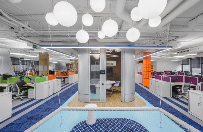 品牌營銷策劃公司辦公室辦公區(qū)域裝修設(shè)計案例效果圖