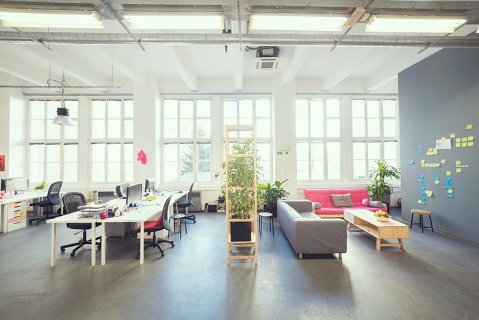 550平方辦公室辦公區(qū)域裝修設(shè)計(jì)實(shí)景圖