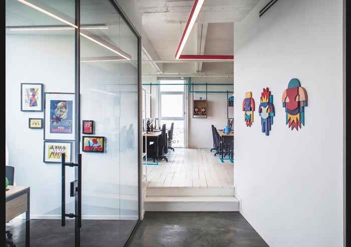 260平方游戲辦公室過道裝修設(shè)計(jì)實(shí)景圖