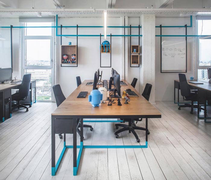 260平方游戲辦公室辦公區(qū)域裝修設(shè)計(jì)實(shí)景圖