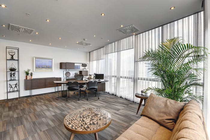 簡約老總辦公室裝修設(shè)計(jì)效果圖