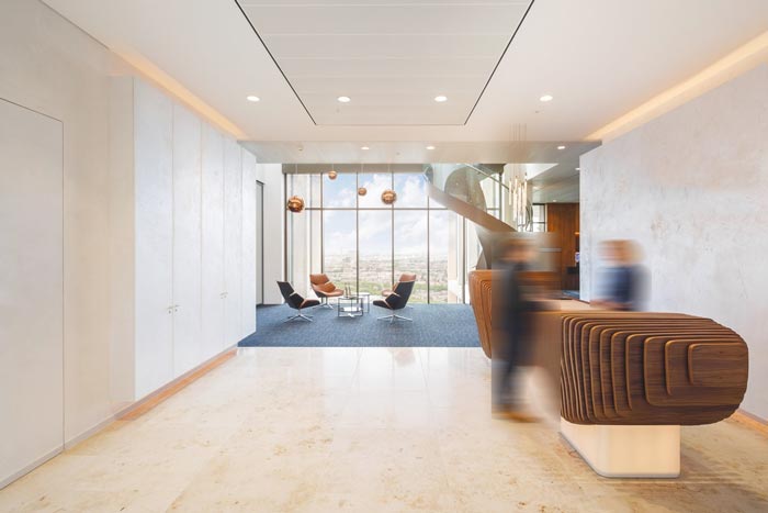 醫(yī)藥公司辦公室前臺(tái)裝修設(shè)計(jì)案例效果圖