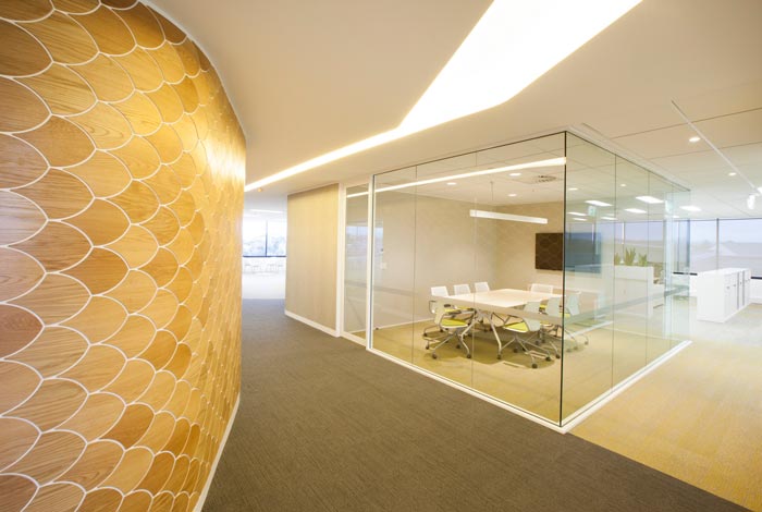 醫(yī)療器械公司辦公室動線裝修設計案例效果圖