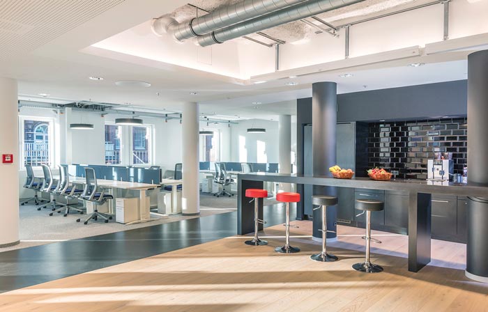 軟件開發(fā)公司辦公室茶水間裝修設計案例效果圖